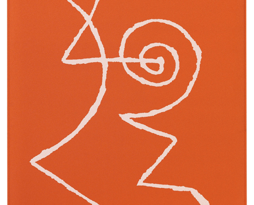 Untitled arancione 1955-2017 (159x119 cm)